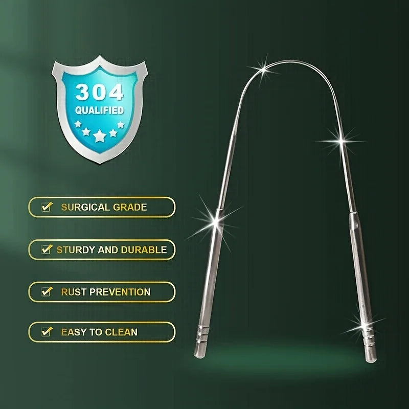 Stainless Steel Tongue Scraper