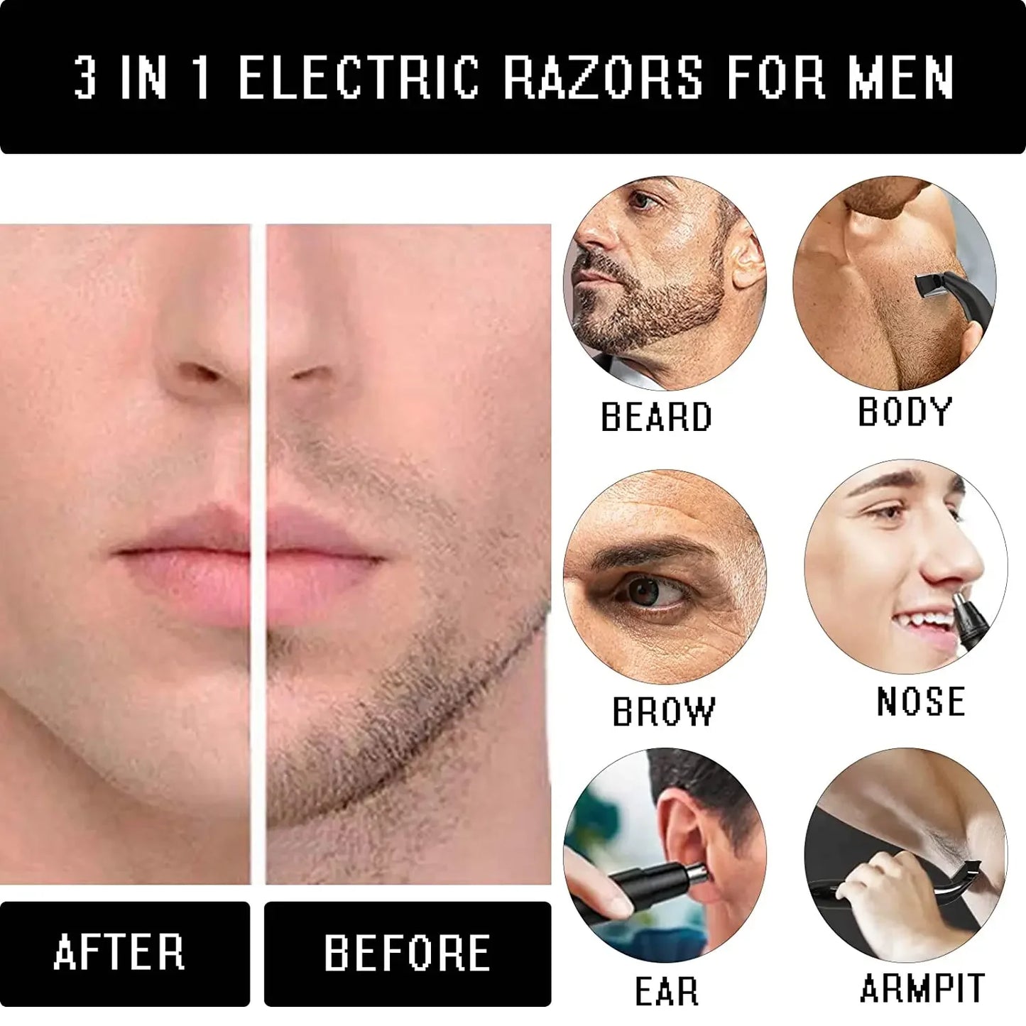 Mens Hair and razor kit